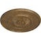 Ekena Millwork Large Floral Ceiling Medallion, Hand-Painted Rubbed Bronze, 41 1/8"OD x 2 1/2"P CM41FLRZS - alternate 4